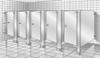 floor mounted stainless steel partitions