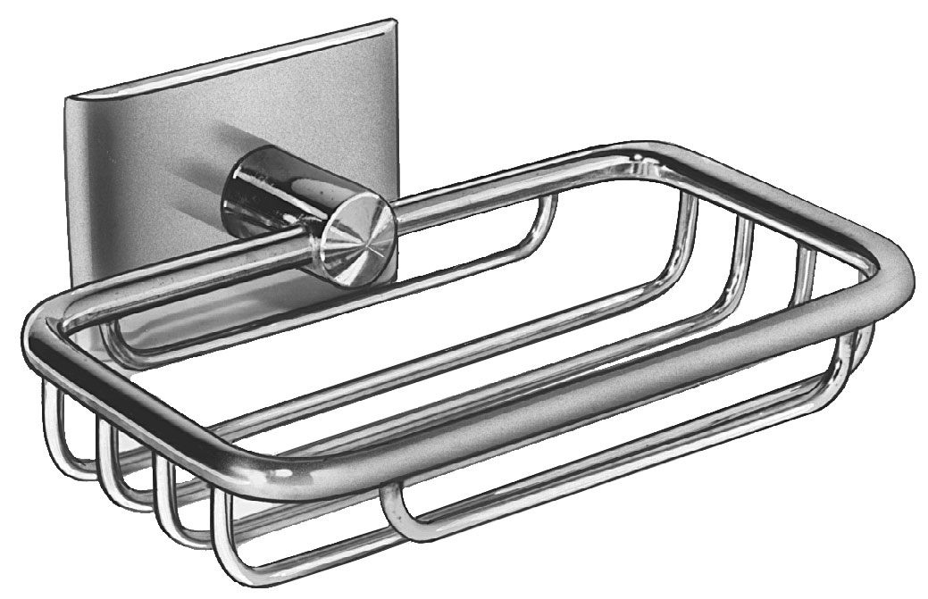 Surface Mounted Chrome Plated Wire Soap Dish Bradley Surface Mounted Chrome Plated Wire Soap Dish Bradley
