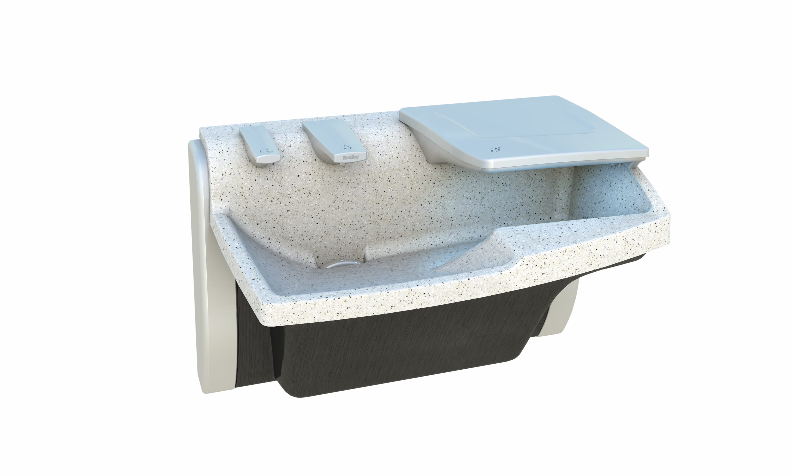 Sink featuring soap water and hand drying in one place - Advocate AV30 ...
