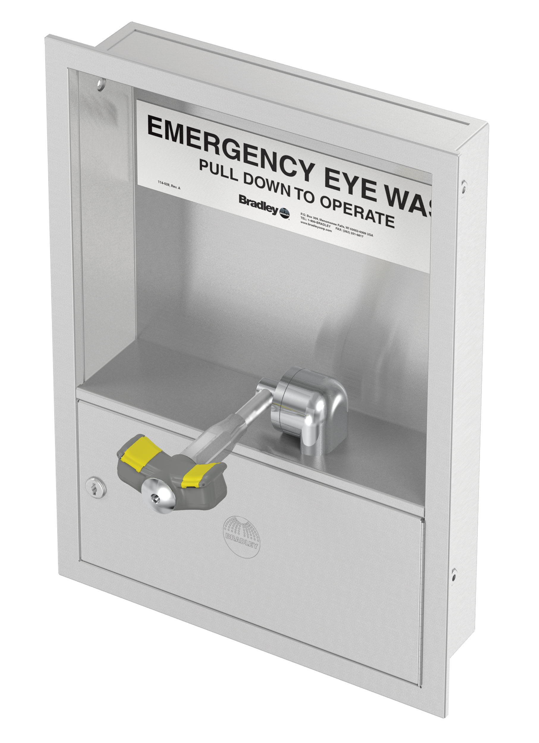Recessed eyewash bradley corporation