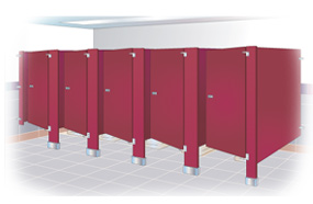 floor mounted toilet partitions