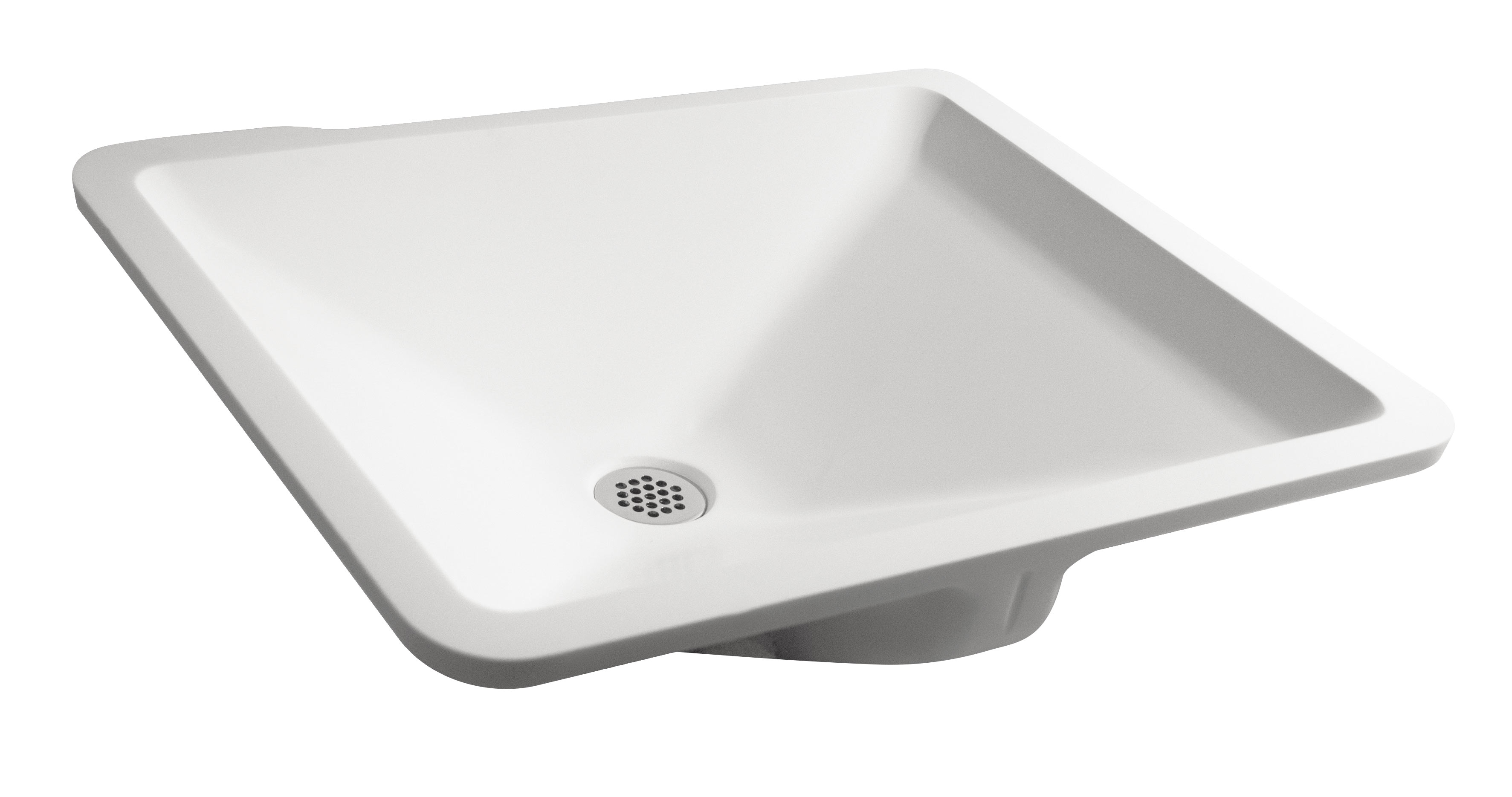 Square Handwashing Basin made of terreon solid surface - Model SL-TR1