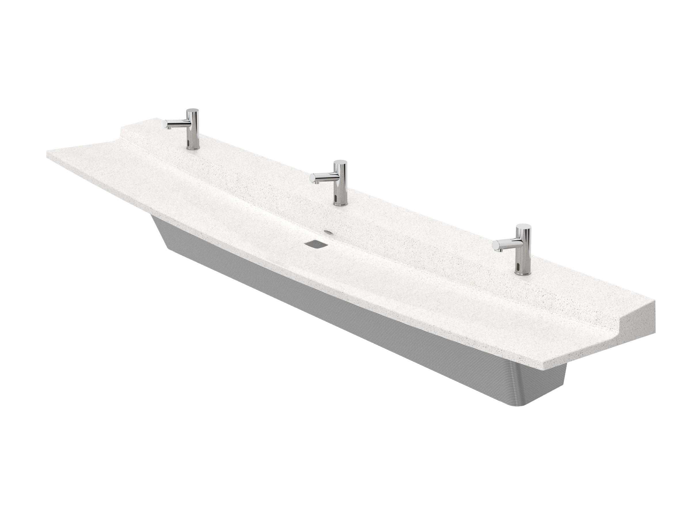 Three Station L-Series Verge Lavatory System