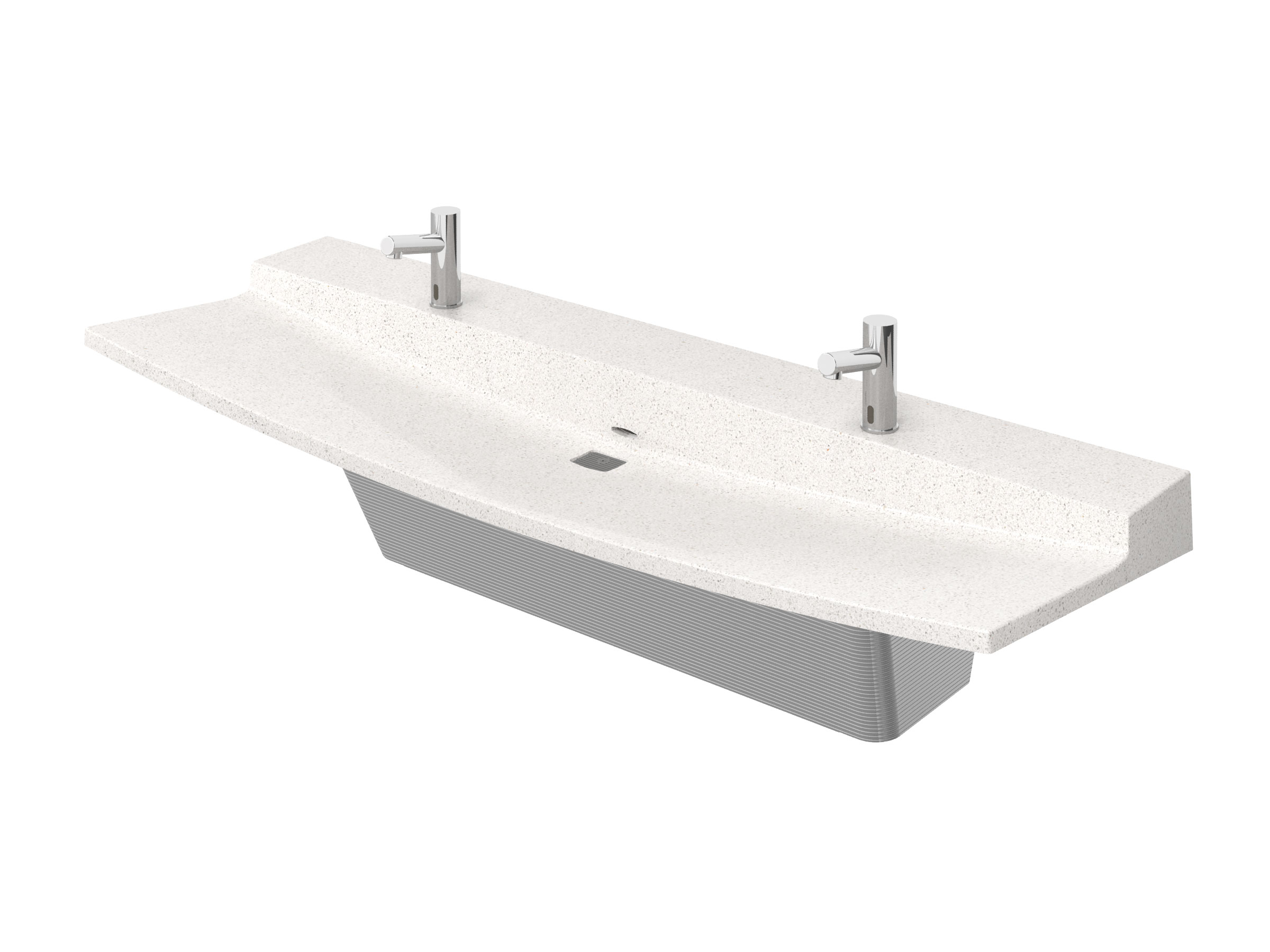 Two Station L-Series Verge Lavatory System