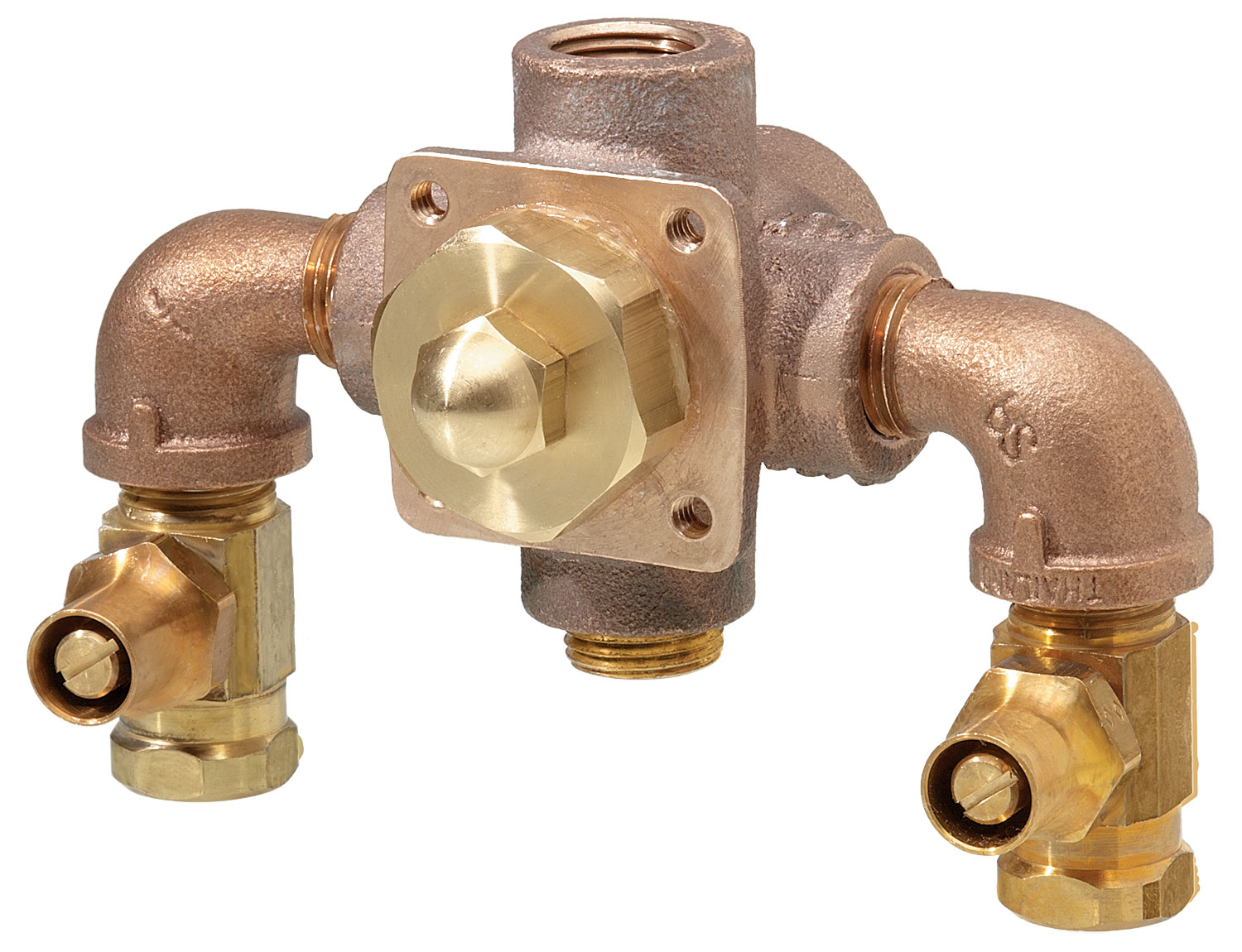 valves under kitchen sink