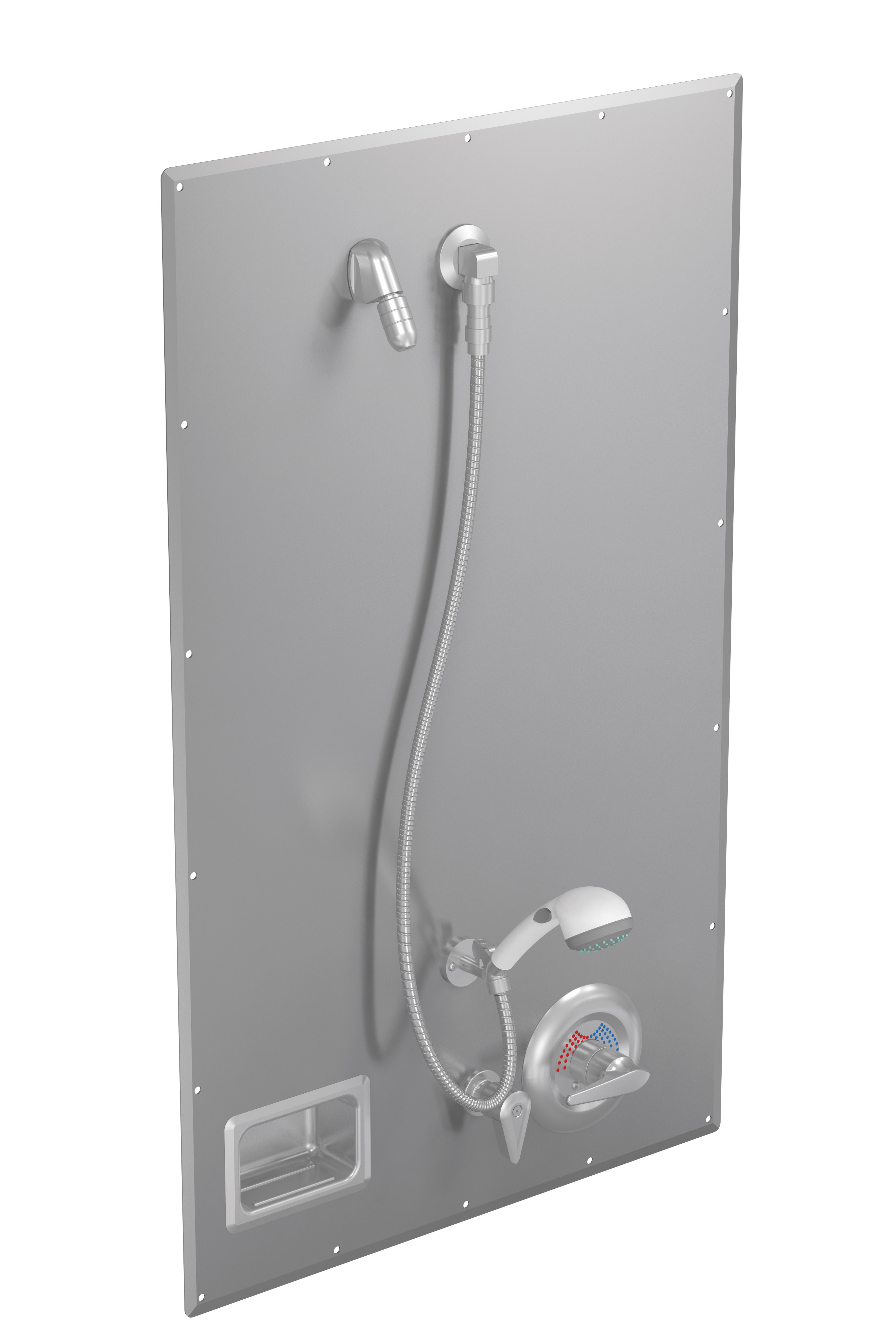 California Only RecessMounted ADA Compliant Wall Shower Bradley