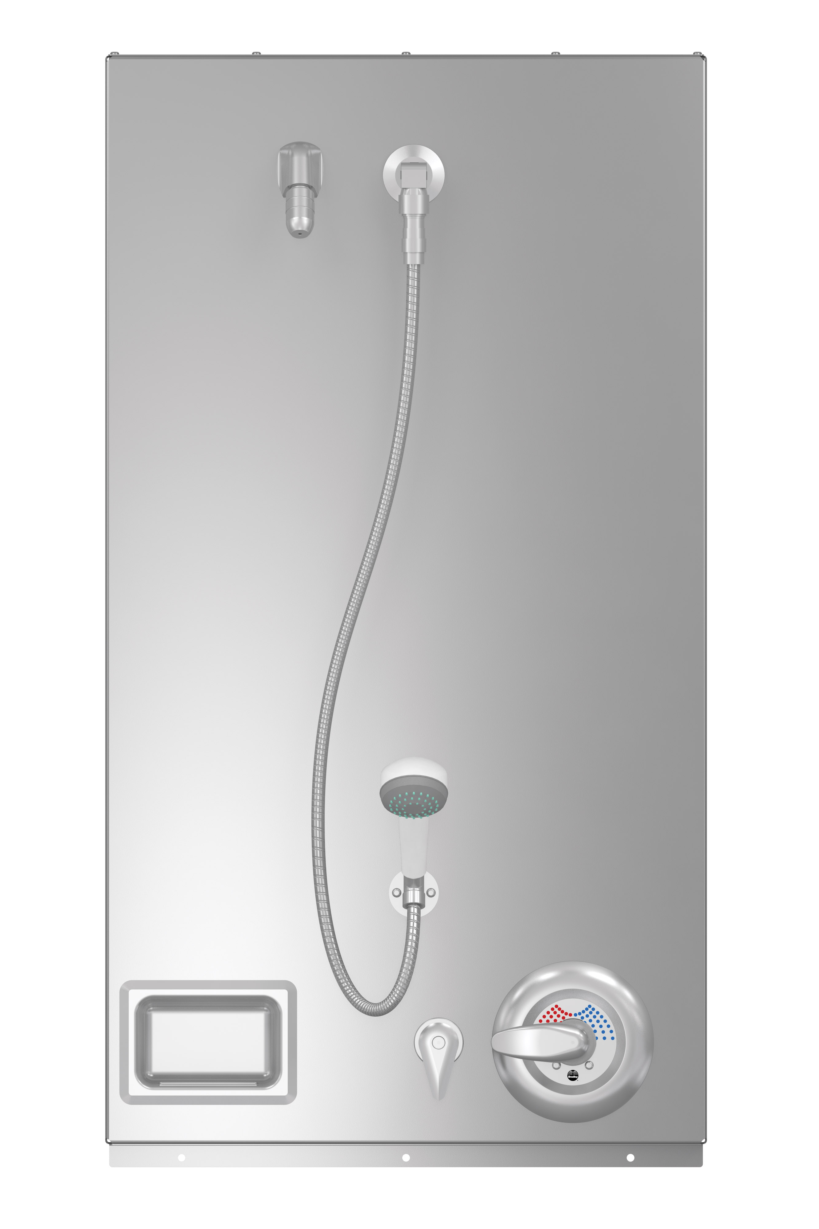 California Only Surface Mounted ADA Compliant Wall Shower Bradley