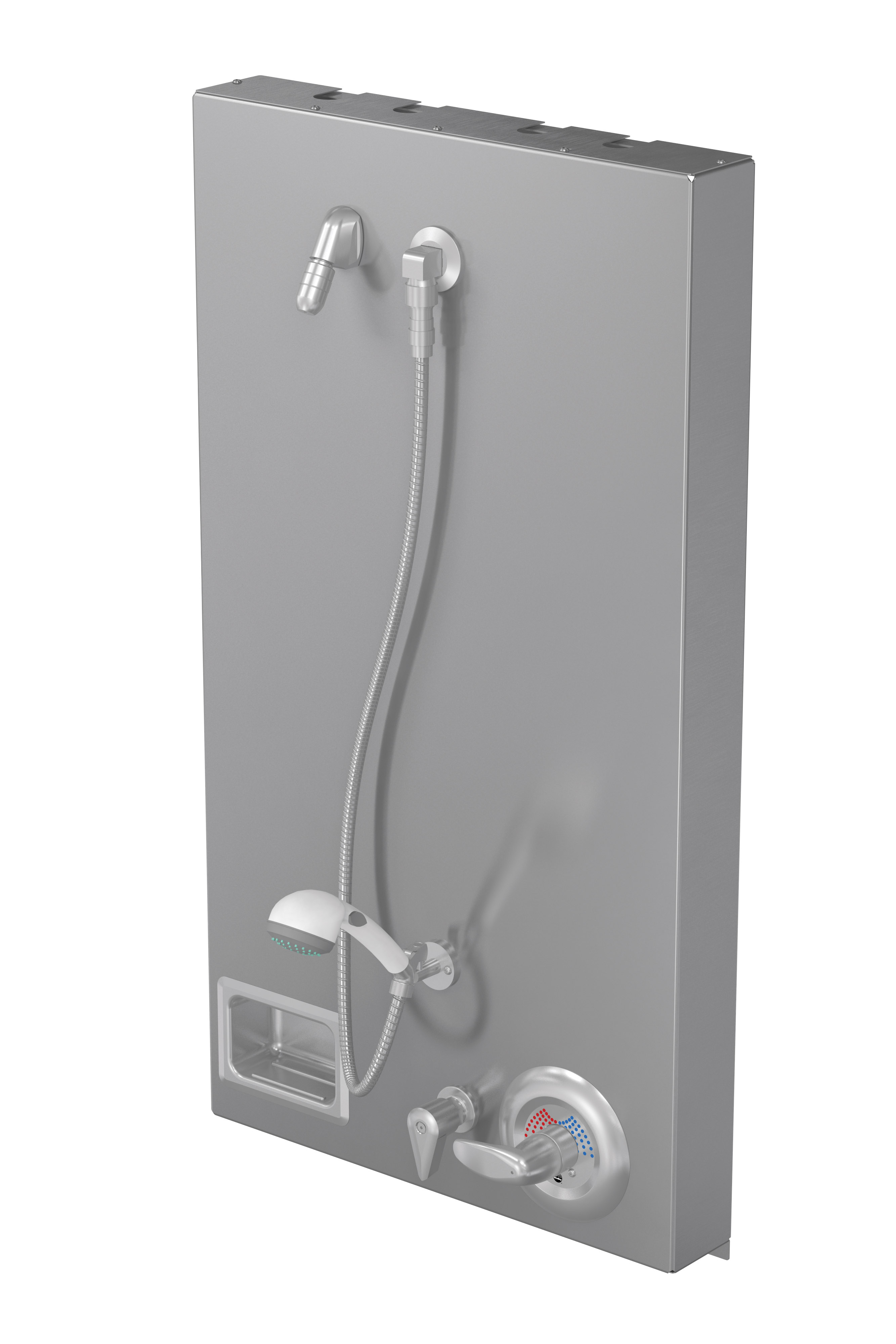 California Only Surface Mounted ADA Compliant Wall Shower Bradley
