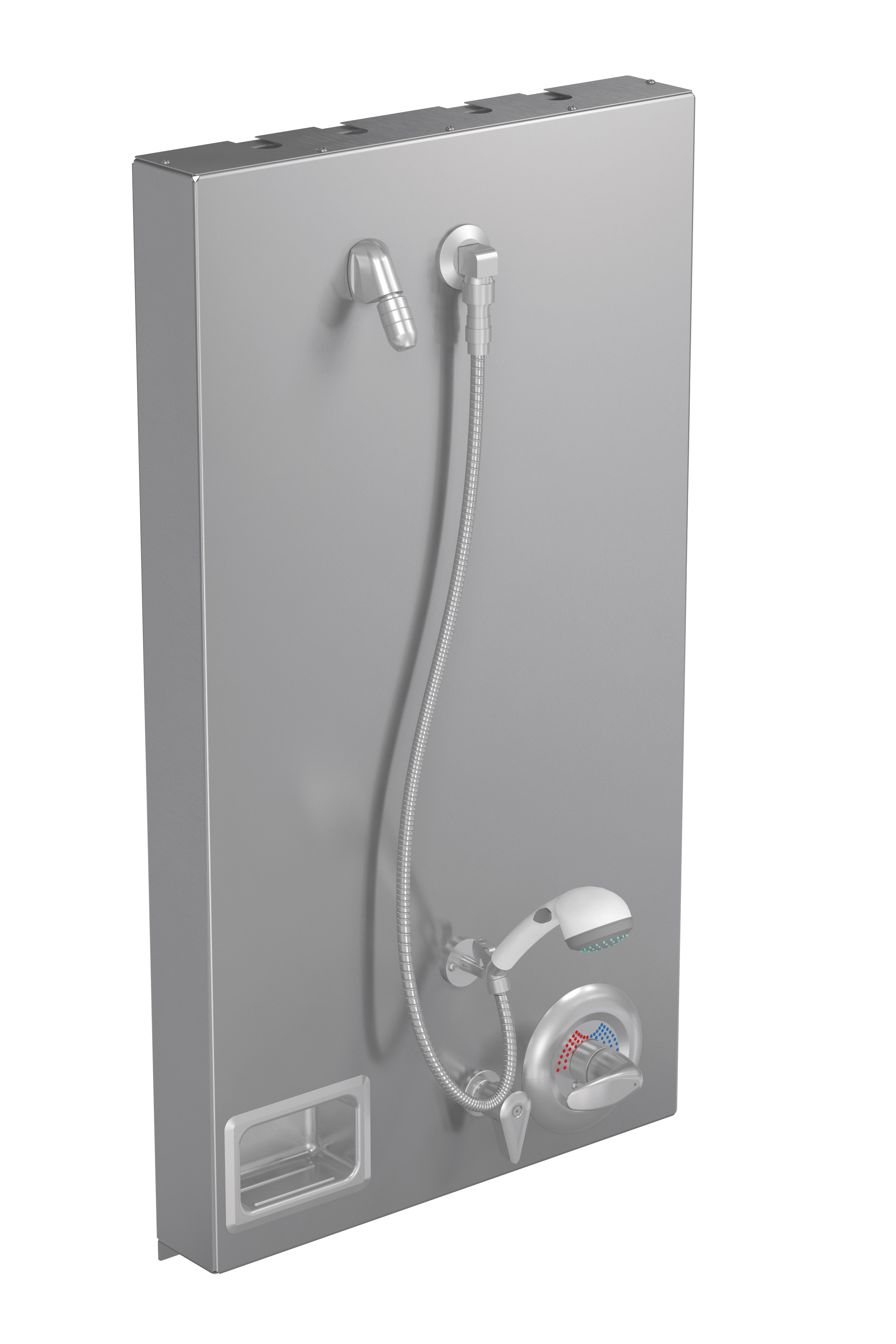 California Only Surface Mounted ADA Compliant Wall Shower Bradley