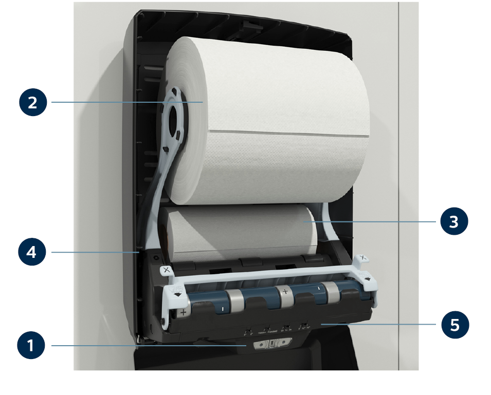 Electric Paper Dispenser Sensor Automatic Towel Dispenser Toilet