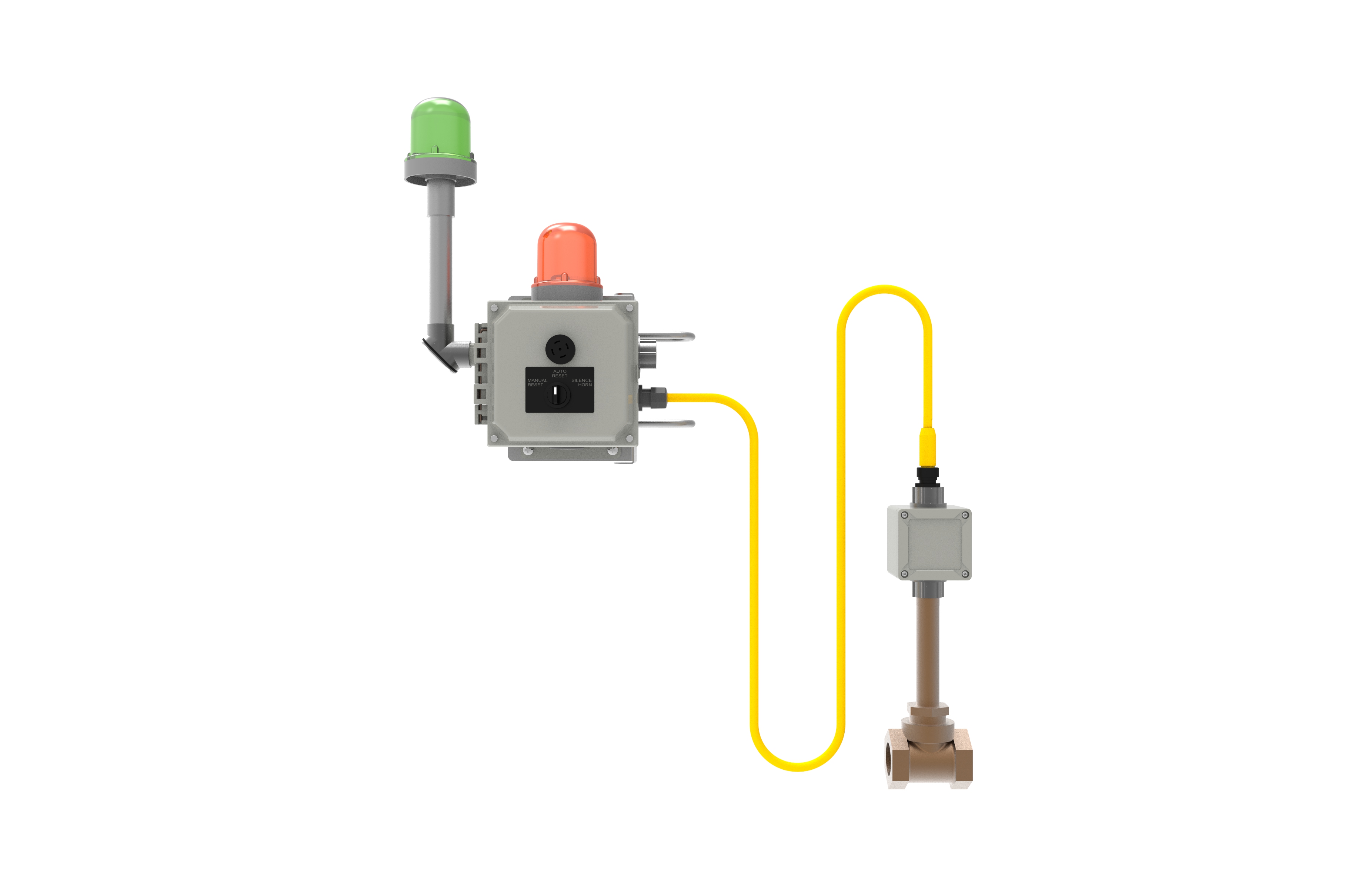 Emergency Signaling System, Drench or Combination, Green Beacon